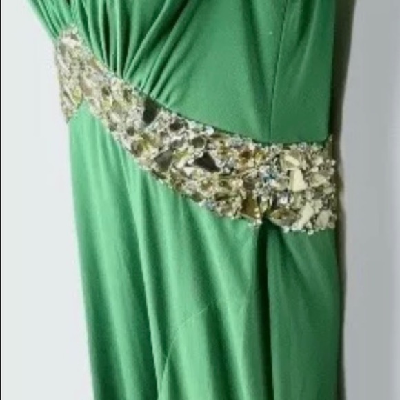 Claudine For Alyce Paris Women’s Jersey Dress Slit - Picture 2 of 12